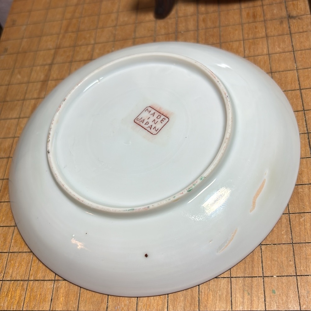 2 Geisha Saucers Geishaware Vintage Asian Decorative Plates 5.5”D Made in Japan - Picture 7 of 17